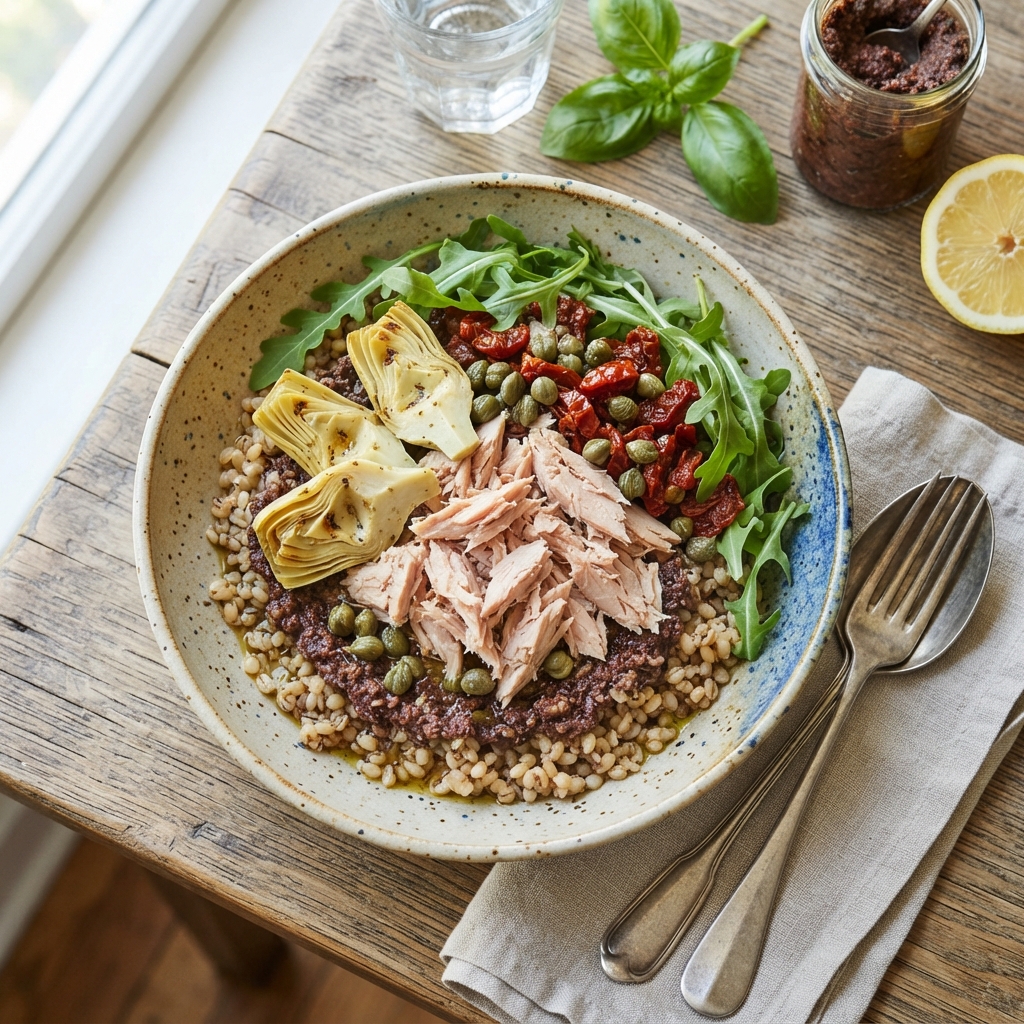 Bowl Provençal au Thon Blanc et Tapenade