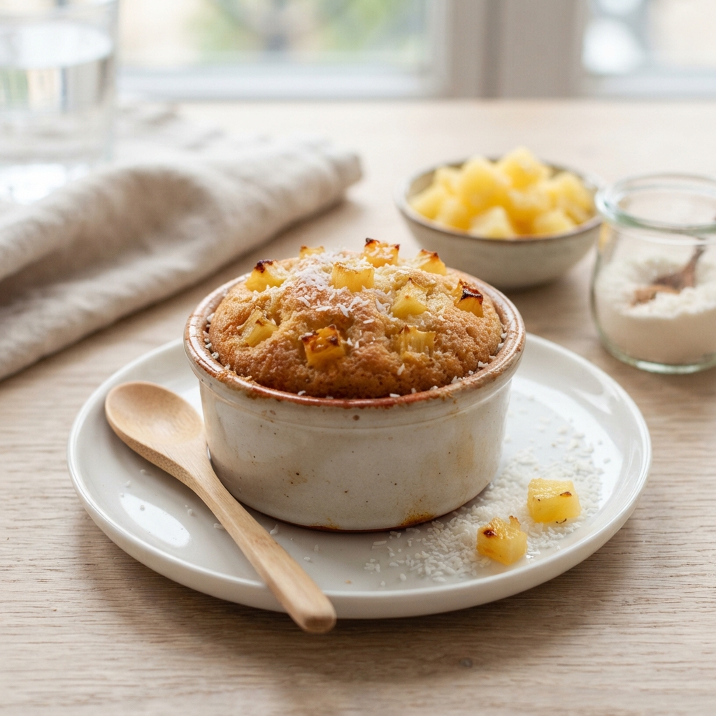 Gâteau Ananas Coco Moelleux
