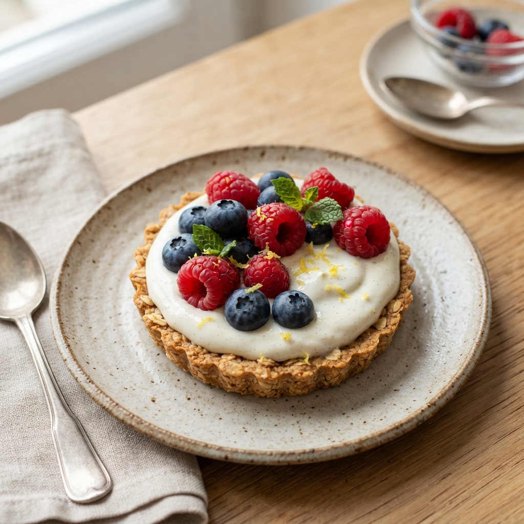 Tartelette d'avoine « Berry Cloud »